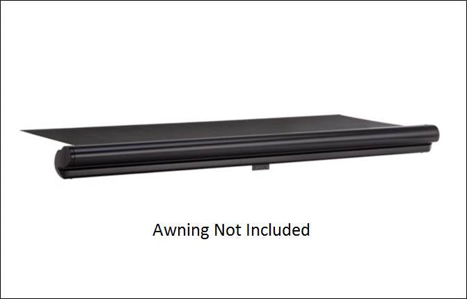 Product of Dometic T3106802FJ.600 Black/ Gray/ Silver RV Slide-Out Vinyl Awning Fabric 