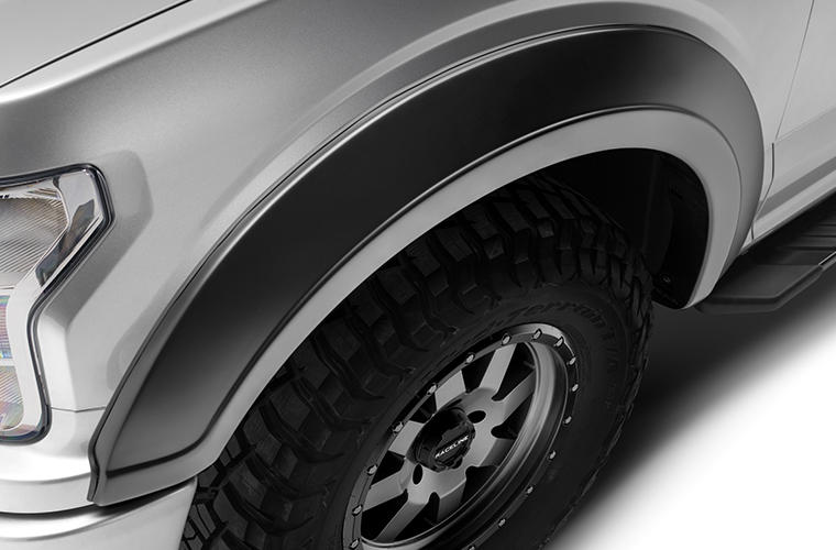 Product of Bushwacker 31911-11 Non-Exposed Fasteners Black Fender Flare - Set Of 4 