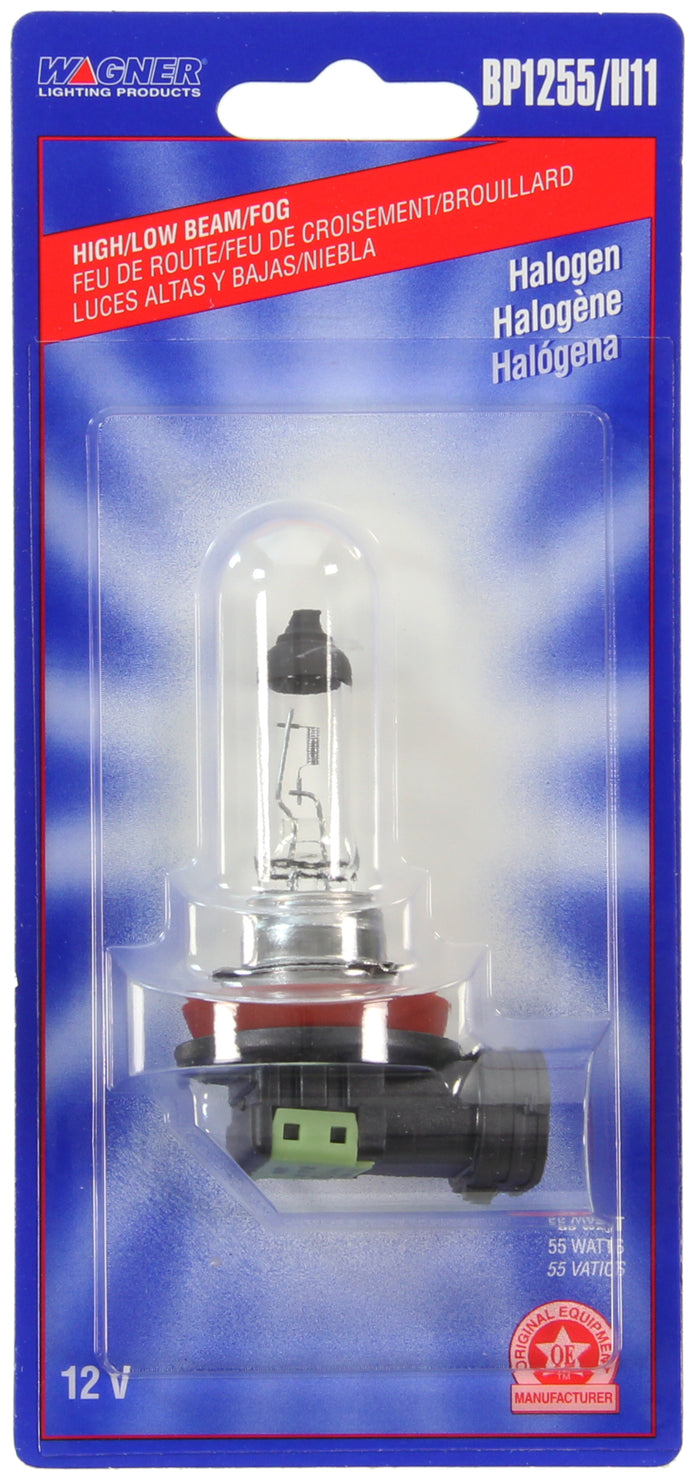 Wagner Lighting Bp1255/H11 Headlight Bulb||bp1255h11_P02_Pkg.Jpg||94||w31bp1255h11||980597