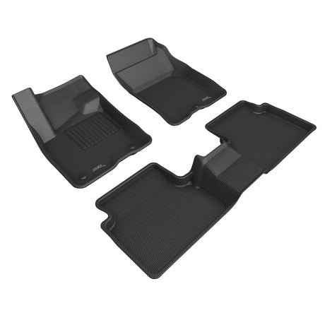 Product of 3D Mats KAGU L1FR14601509 Black Thermoplastic Rubber Of Carbon Fiber Texture Floor Liner 