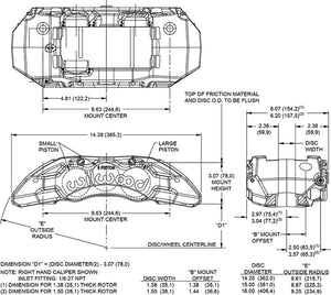 Product of Wilwood Brakes 120-13816-Rd Brake Caliper