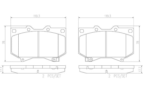 Brembo P83118n Brake Pad||p83118n_2.Jpg||86||brmp83118n||2091764