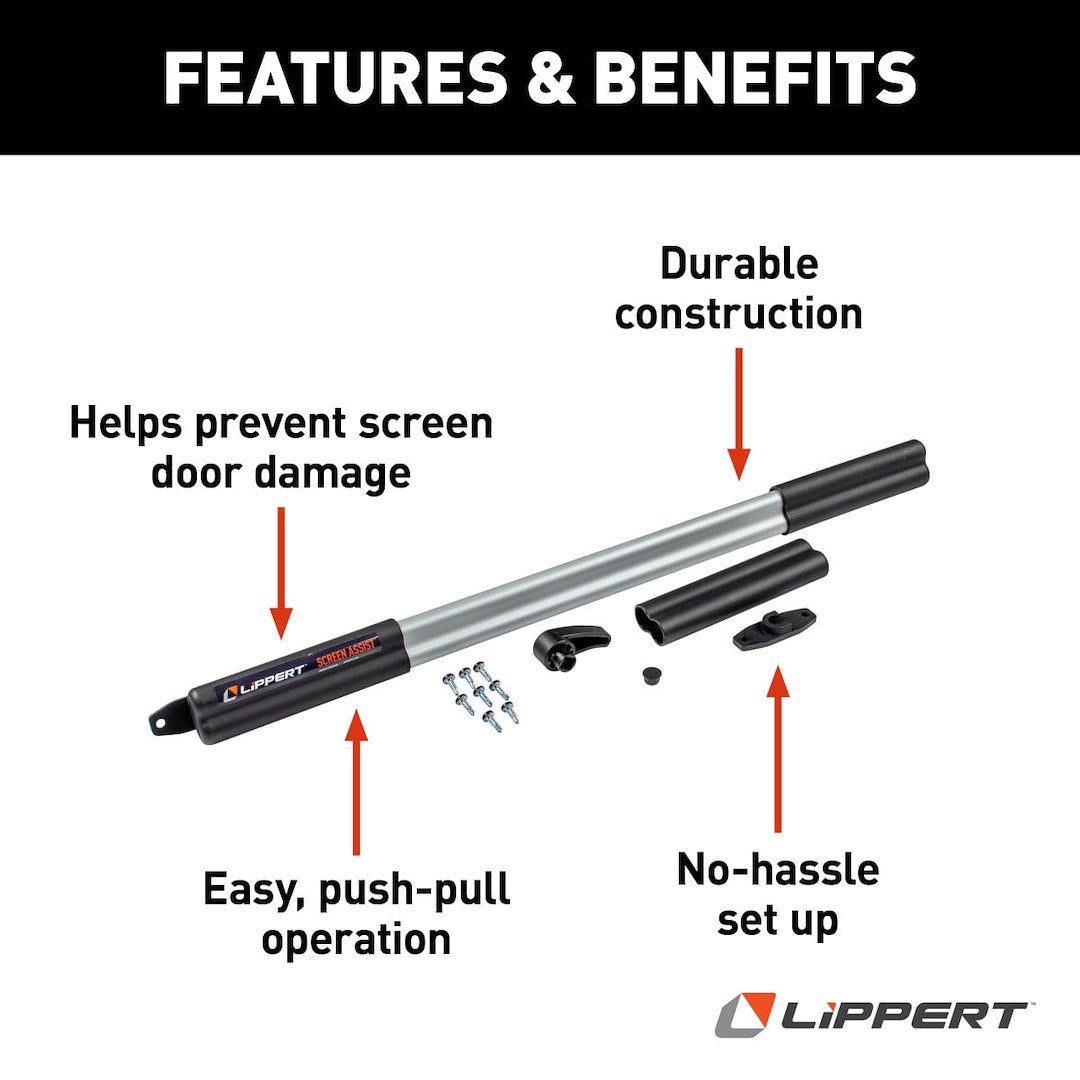 Lippert Components 2021000090 Screen Door Push Bar||2021000090_1.Jpg||86||m6v2021000090||972544