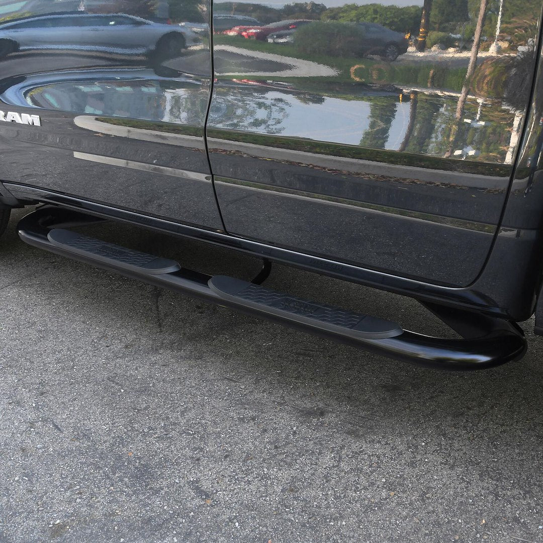 Product of Westin Automotive 21-4085 Platinum Nerf Bar With Surface Steps 
