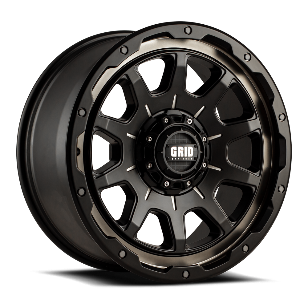 Product of Grid Wheels 17x9 Black Wheel - 6x5.31 Bolt Pattern 
