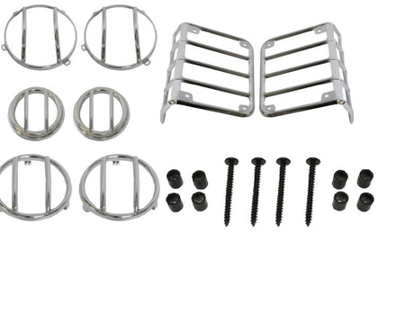 Black Mountain Bm13891-4ss Headlight/ Tail Light Guard Set||chrome.Jpg||85||b99138914ss||1274783