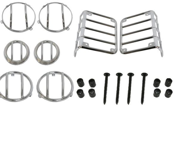 Black Mountain Bm13891-4ss Headlight/ Tail Light Guard Set||chrome.Jpg||85||b99138914ss||1274783