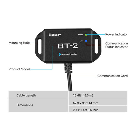 Renogy Rcm-Bt2-G2-Us Bluetooth Interface Module||rcm-Bt2-G2-Us_4.Jpg||89||ren9714453||2259498