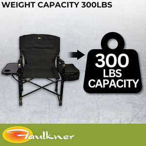 Faulkner 49580 Camping Chair||flk_49580_El Capitan Director Chair_Black_B2c_8.Jpg||93||flk49580||1608981