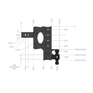 Product of Gen-Y Hitch GH-1815 Receiver Trailer Hitch Ball Mount 