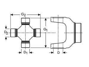 Dana/ Spicer 5-1350x Universal Joint||5-1350x_10.Jpg||95||dsp51350x||1282460