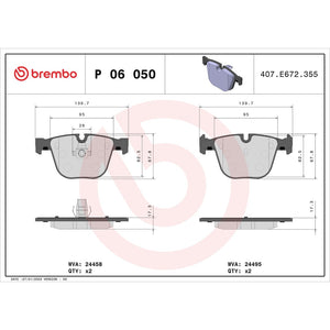 Brembo P06050 Brake Pad||p06050_Drw.Jpg||87||brmp06050||1752288