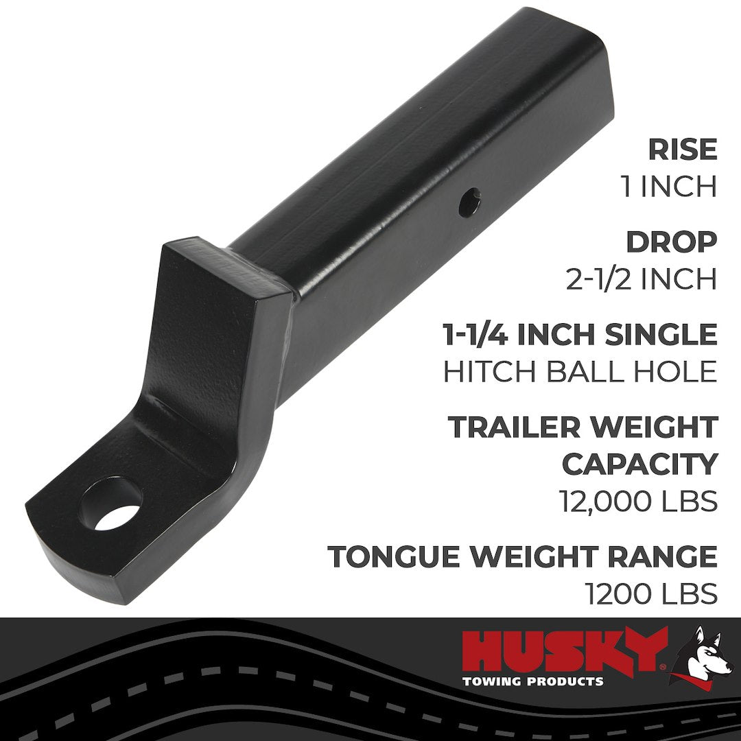 Product of Husky Towing 33004 2-1/2 Inch Receiver Trailer Hitch Ball Mount 