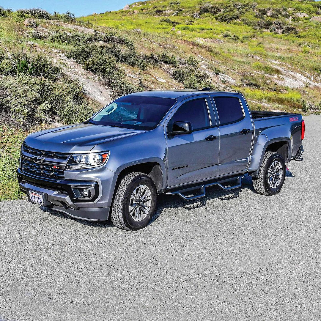 Product of Westin Automotive 20-14015 Outlaw Nerf Bar With Drop Down Steps 