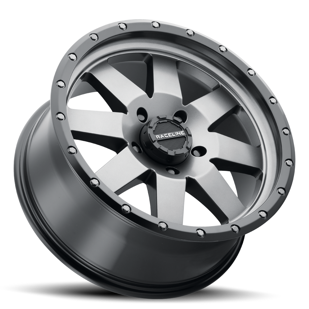 Product of Raceline 17x9 Gun Metal Wheel - 5x5.00 Bolt Pattern 