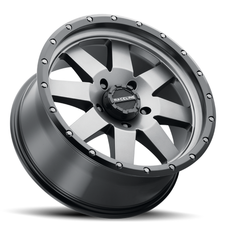 Product of Raceline 17x9 Gun Metal Wheel - 5x5.00 Bolt Pattern 