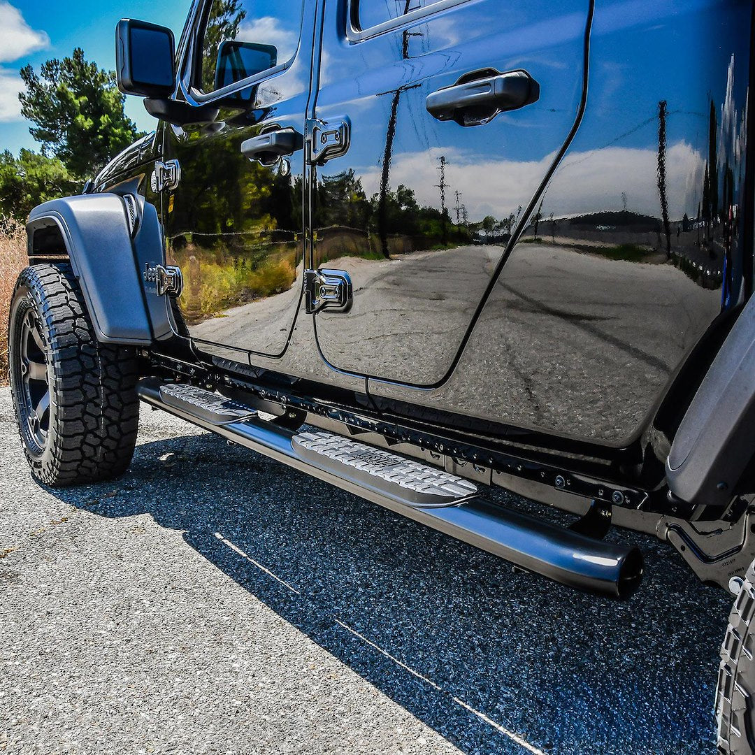 Product of Westin Automotive 21-24165 PRO TRAXX ® Nerf Bar With Surface Steps 