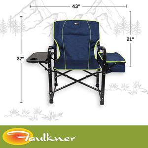 Faulkner 69230 Camping Chair||flk_69230_El Capitan Director Chair_Blue Green_B2c_3.Jpg||87||flk69230||2101176