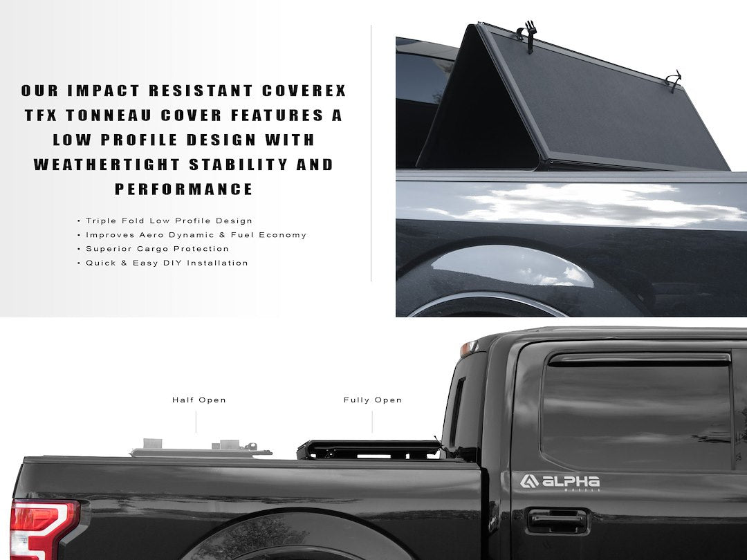 Product of Armordillo CoveRex TFX Series Hard Folding 7163041 Tonneau Cover 