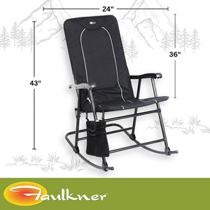 Faulkner 49597h Camping Chair||flk_49597h_Dakota Rocking Chair_Black_B2c_3.Jpg||87||flk49597h||1609015