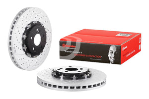 Product of Brembo 09976423C02 Vented Cross Drilled 1 Piece Brake Rotor 