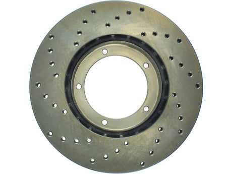 Product of Stop Tech/ Power Slot 128.37018L SportStop ® Drilled Drilled 1-Piece Brake Rotor 