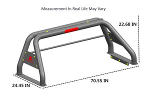 Product of Black Horse Offroad RB001SS Tubular Polished Stainless Steel Truck Bed Bar 