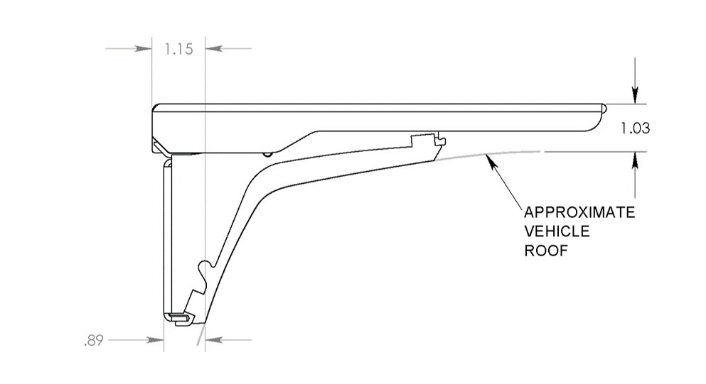 Acari Fleet Solutions Rtm-101-Lp-C-Ford Warning Light Mount||rtm-101-Lp-C-Ford_3.Png||88||alfrtm101lpcf||1282913