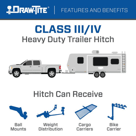 Product of Draw-Tite 76438 Class III Trailer Hitch Rear w/ 2 Inch Receiver 