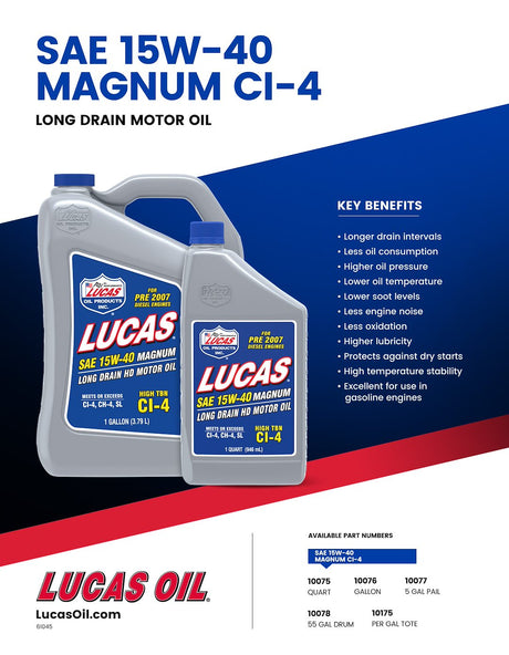 Product of Lucas Oil 10076 Oil