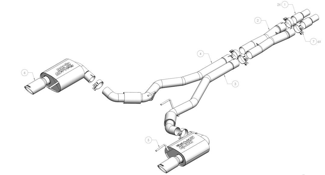 Borla 140961 Exhaust System Kit||140961_1.Jpg||86||b25140961||2111553