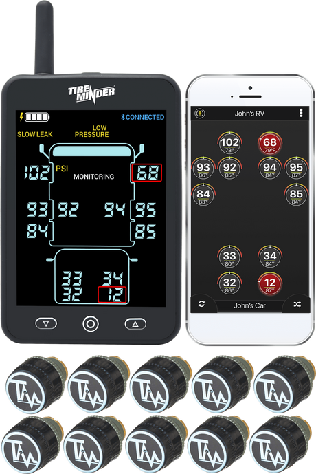 Product of Minder Research Tm22135 Tire Pressure Monitoring System - Tpms