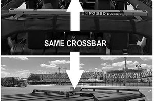 Product of Exposed Racks 8-00-9602-BK 51 Inch Black Roof Rack Cross Bar - Single 