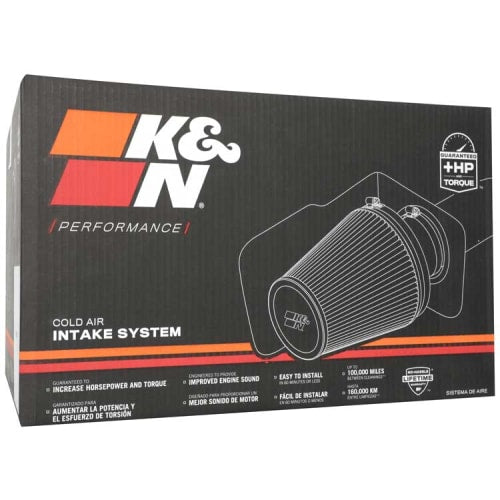 Product of K & N Filters 63-2619 Matte Performance Cold Air Intake w/ Red Filter 