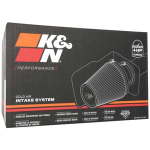 Product of K & N Filters 63-2619 Matte Performance Cold Air Intake w/ Red Filter 