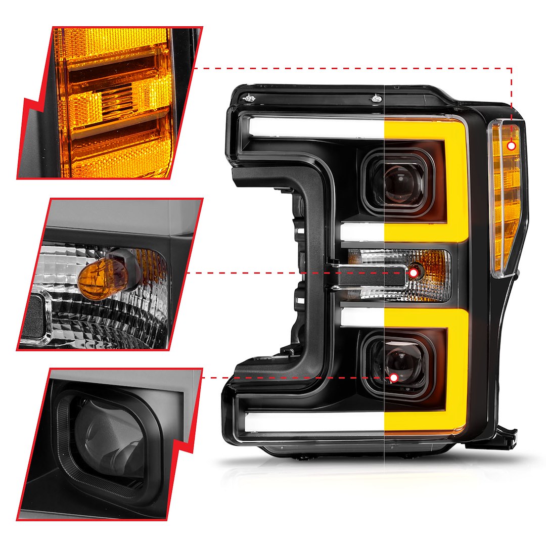 Product of ANZO USA 111577 Headlight Assembly - LED - 