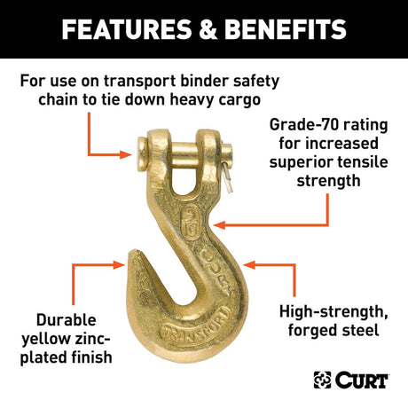 Curt 81503 Trailer Safety Chain Hook||81503_1.Jpg||86||c9381503||2241764