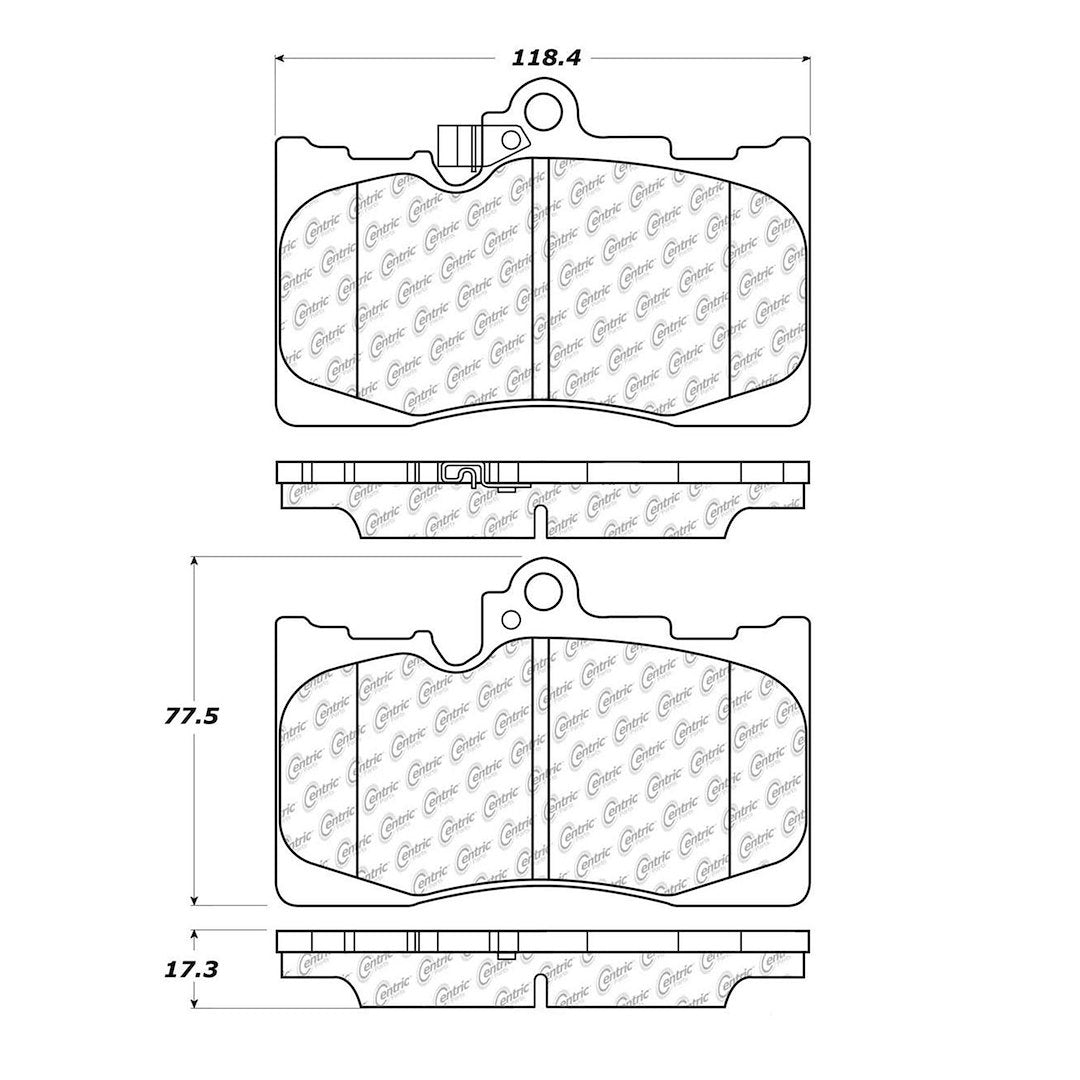 Stop Tech/ Power Slot 104.11180 Brake Pad||104.11180_Dra.Jpg||85||p7810411180||1584493