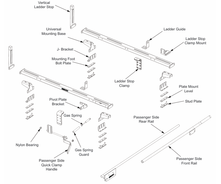 Weather Guard (Werner) 224-3-03 Ladder Rack||224-3-03_2.Png||87||w51224303||2413251