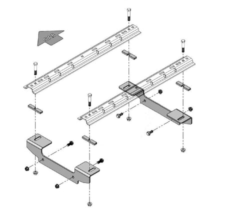 Product of Demco RV 8552037 Bolt-On Fifth Wheel Trailer Hitch Mount Kit 