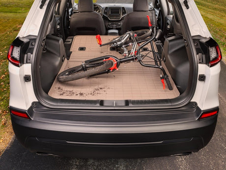 Weathertech (Usa) 431716im Cargo Area Liner||jeep_Cherokee_22_Seatback Cargo Liner Hp_Bike_Driveway_Tan_Original File.Jpg||86||w24431716im||2266632