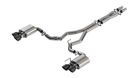 Product of Borla 140965BC ATAK ® Series Cat Back System Exhaust System Kit 