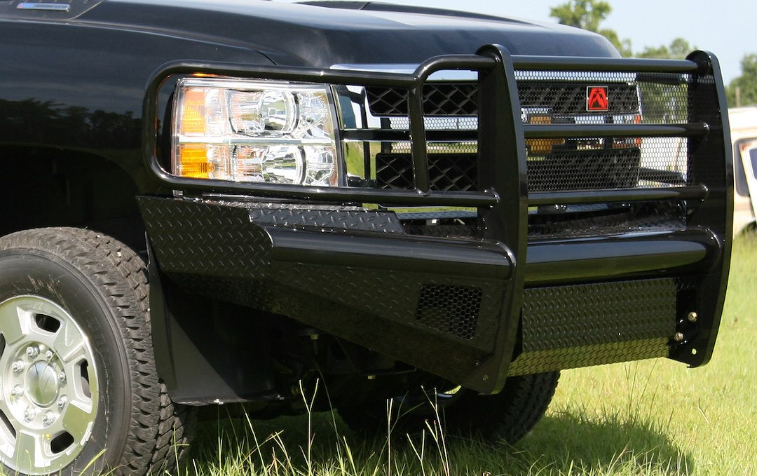 Product of Fab Fours CH11-S2760-1 Black Steel Steel Gloss Powder Coated Bumper 