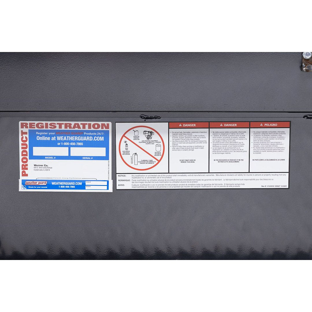 Product of Weather Guard (Werner) 164-6-04 Low Profile Toolbox 