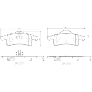 Brembo P37006n Brake Pad||p37006n_Drw.Jpg||87||brmp37006n||1753120