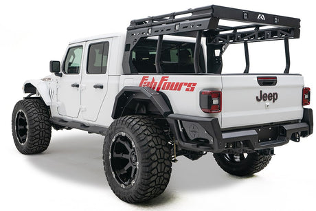Product of Fab Fours JT1001-1 Pocket Style/ Exposed Fasteners Black Fender Flare - Set Of 2 