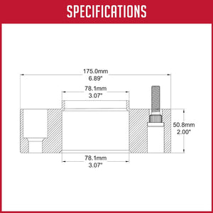 Coyote Wheel Accessories 6550-6550h-E14 Wheel Adapter||5_Specifications_2_3.Jpg||89||rev506550he14||1072447