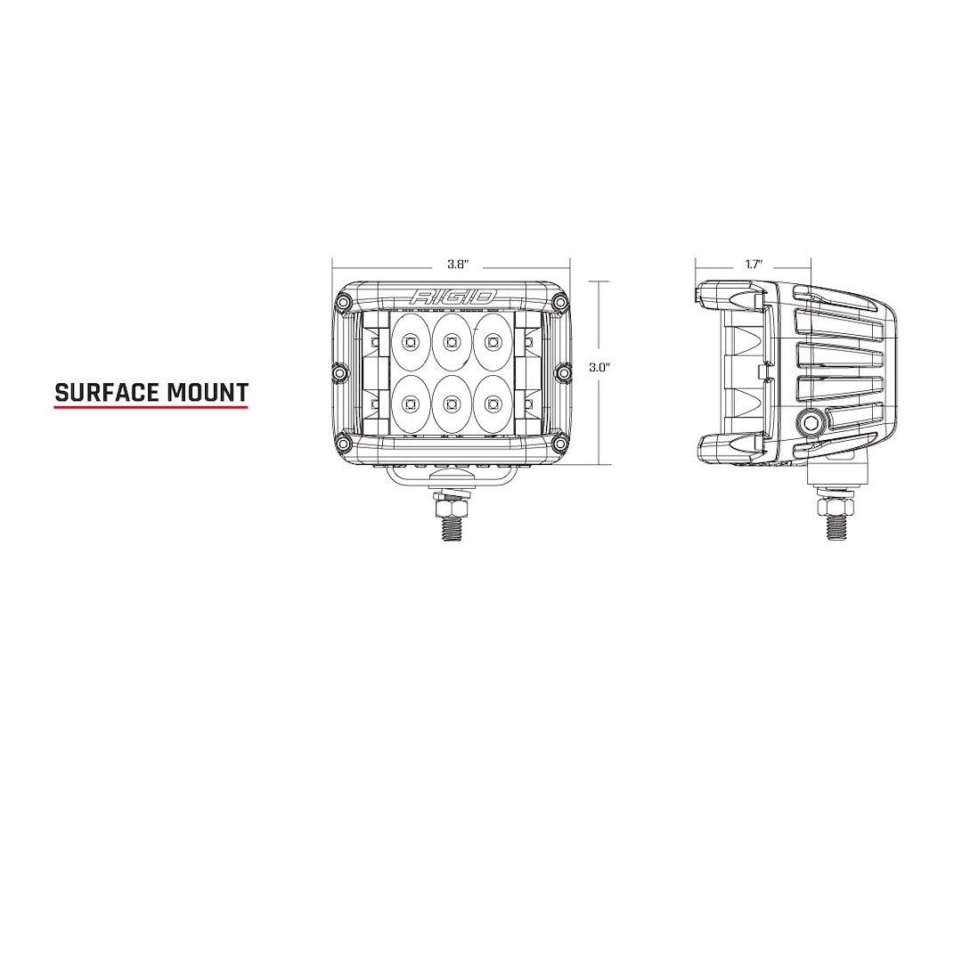 Product of Rigid Lighting 46808 Driving/ Fog Light 
