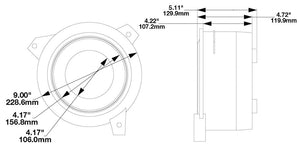 J.W. Speaker 8200693 Headlight Mounting Kit||8200693_R.Jpg||86||j478200693||1089642