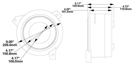 J.W. Speaker 8200693 Headlight Mounting Kit||8200693_R.Jpg||86||j478200693||1089642